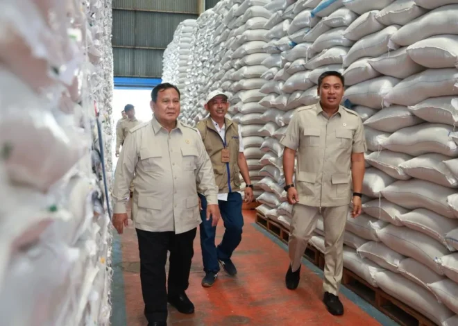 Wamentan Sudaryono Dampingi Presiden Sidak Gudang Bulog Danurejo