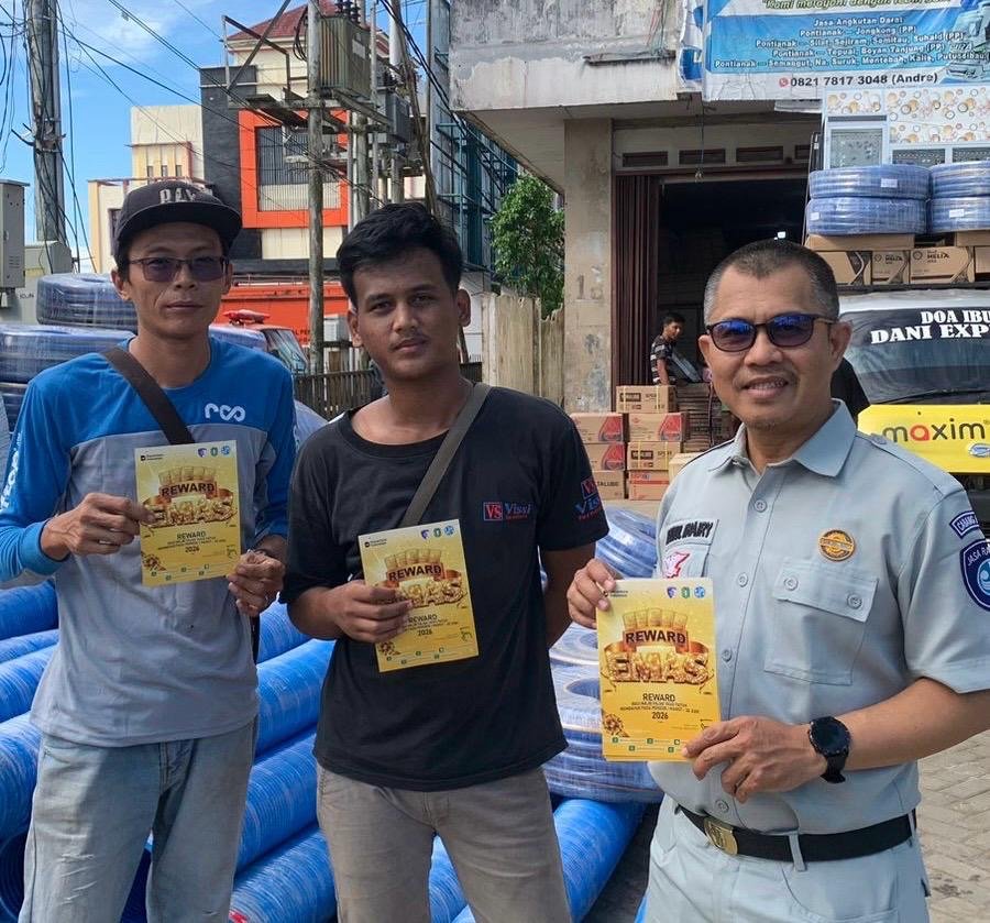 Jasa Raharja Kalbar Gencarkan Sosialisasi Reward Emas, Ajak Masyarakat Taat Pajak