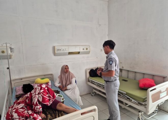 Jasa Raharja Sumbar Melalui Cabang Solok Pastikan Kepastian Jaminan Korban Kecelakaan Melalui Kunjungan Langsung ke Rumah Sakit