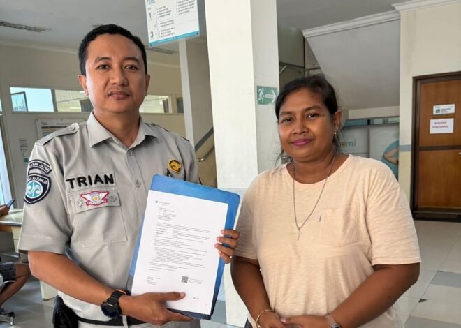 Jasa Raharja Cabang Malang Serahkan GL kepada Keluarga Korban Laka Lantas di RS Wava Husada