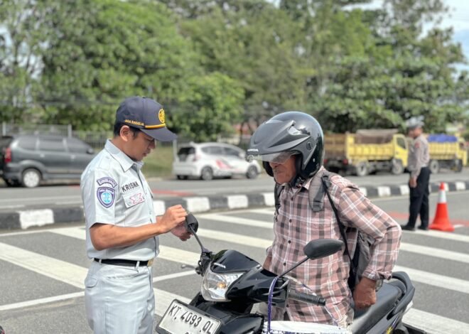 Sinergi Tim Pembina Samsat Bontang Melalui Operasi Gabungan untuk Meningkatkan Kepatuhan Wajib Pajak Kendaraan