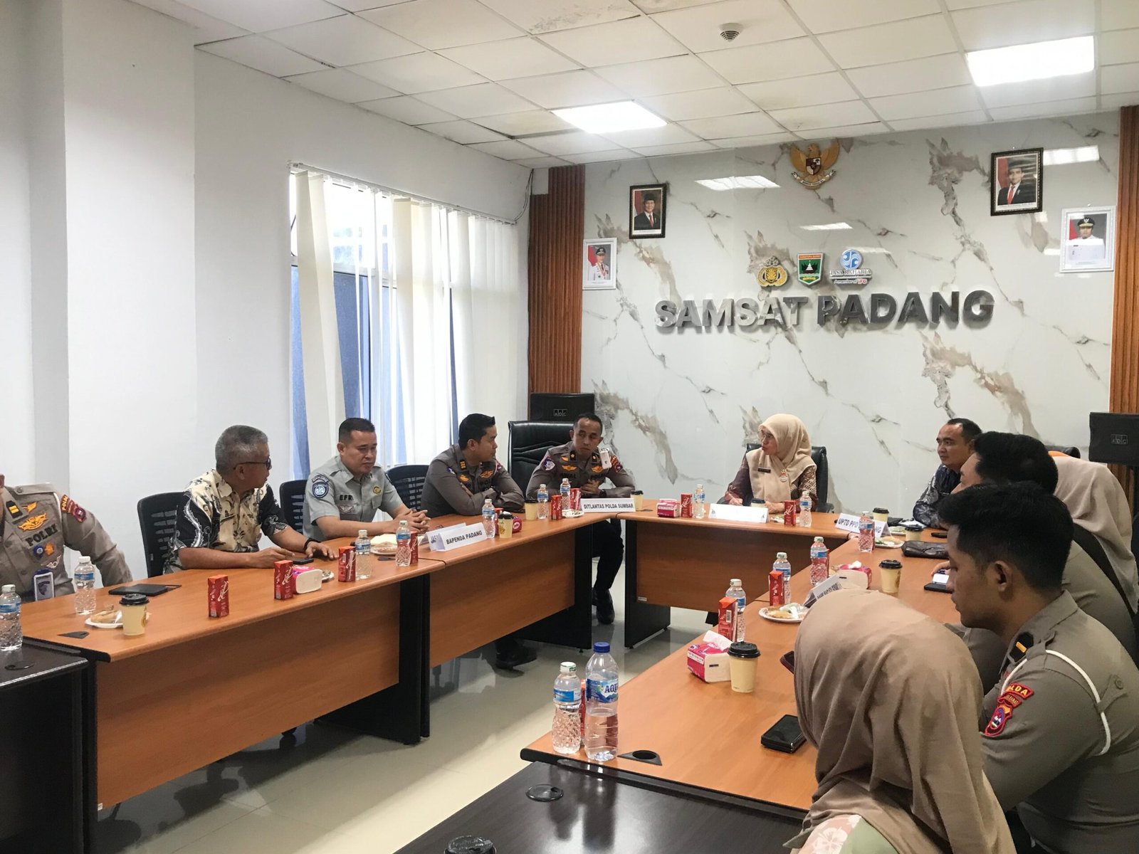 Jasa Raharja Sumbar Bahas Rencana Sosialisasi PKB dan KTP pada Kegiatan Car Free Day