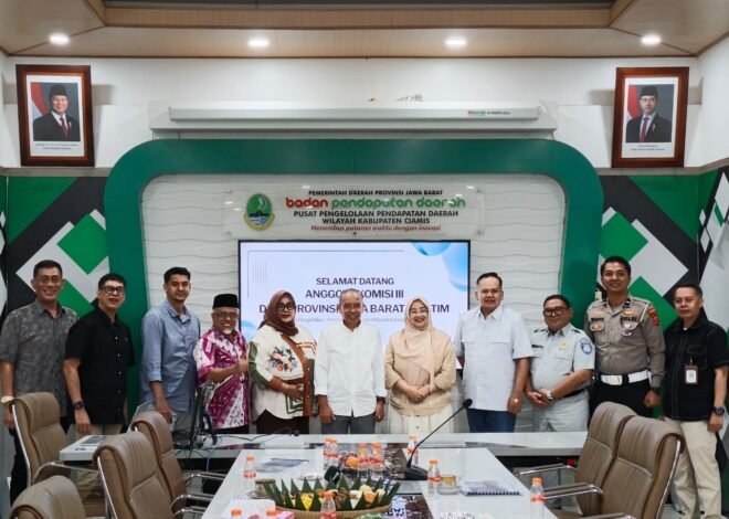 PT Jasa Raharja Bersama P3D Wilayah Kabupaten Ciamis Laksanakan Rapat Koordinasi dengan Komisi III DPRD Provinsi Jawa Barat