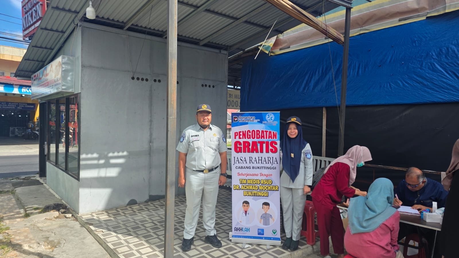Jasa Raharja Sumbar Gelar Pemeriksaan Kesehatan Gratis bagi Awak Bus di PO Palala