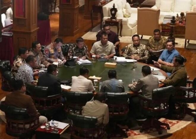Prabowo Bahas Asta Cita di Ratas Hambalang, Prioritas Pendidikan dan Pertahanan Negara
