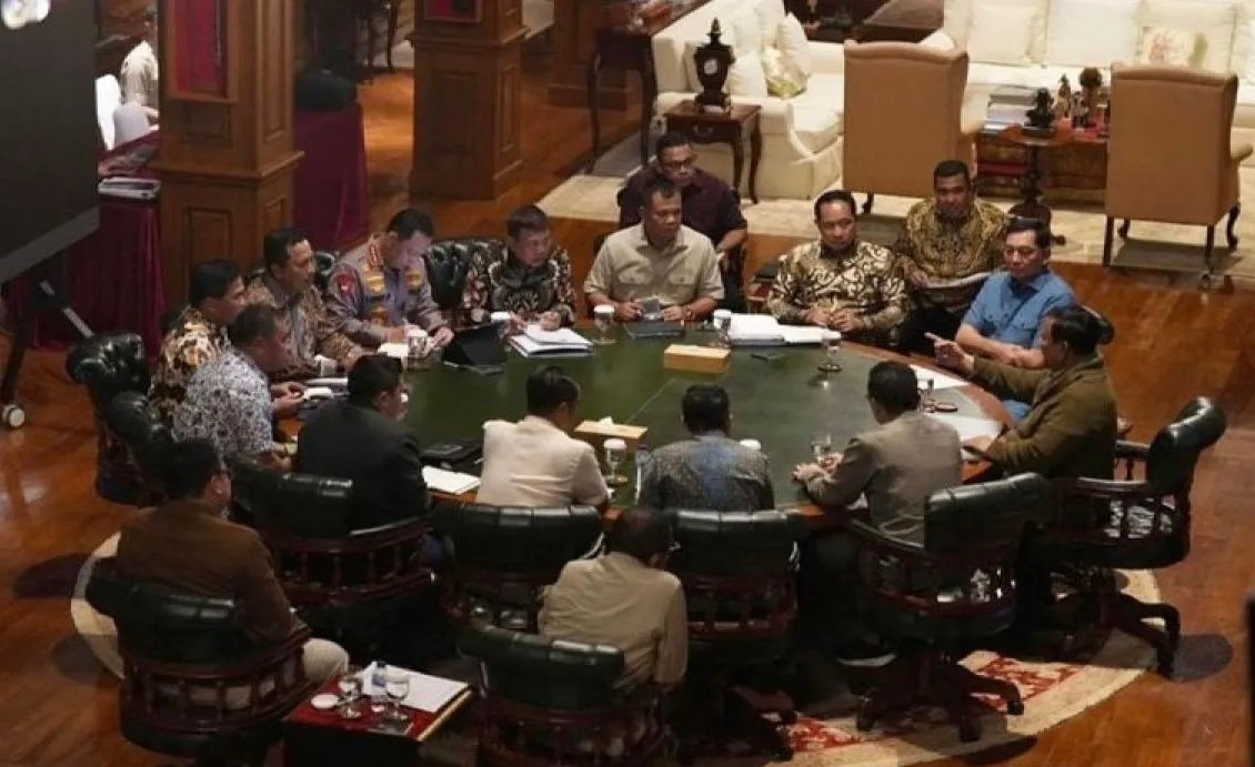 Prabowo Bahas Asta Cita di Ratas Hambalang, Prioritas Pendidikan dan Pertahanan Negara