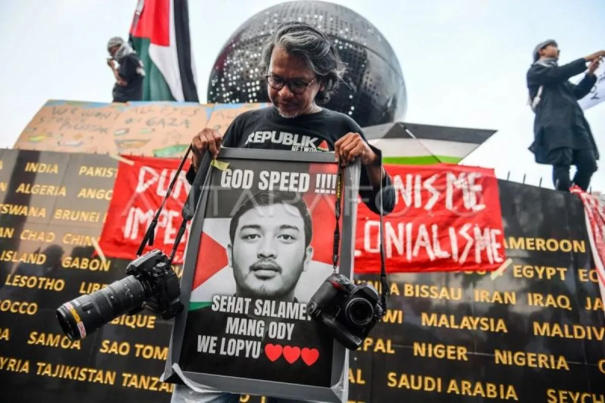 9 WNI Relawan GSF yang Ditahan Israel Telah Dibebaskan