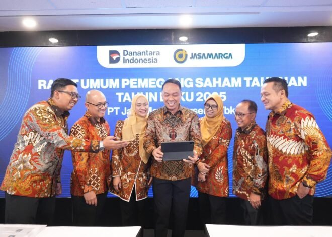 Gelar RUPST Tahun Buku 2025, Jasa Marga Tebar Dividen Rp1,1 Triliun