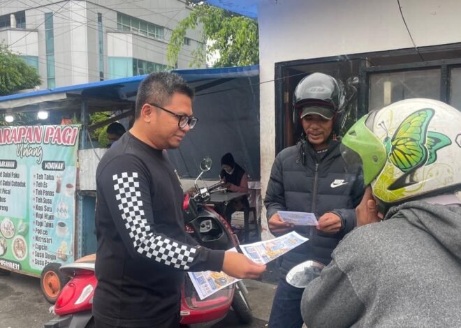 Jasa Raharja Bukittinggi Ajak Masyarakat Taat Pajak Lewat Sosialisasi Program Apresiasi Emas 2026 di Jam Gadang