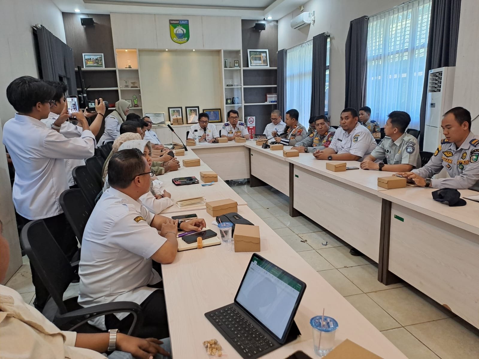 Jasa Raharja Kalsel Hadiri Forum LLAJ, Dukung Revitalisasi Bundaran Pelaihari