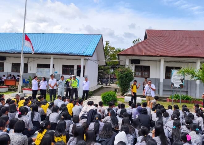 Jasa Raharja Gelar Sosialisasi PPGD dan PPKL di SMA Negeri 1 Siborong-borong