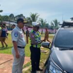 Jasa Raharja Cabang Singkawang Bersama Tim Pembina Samsat Laksanakan Operasi Gabungan di Kecamatan Sanggau Ledo