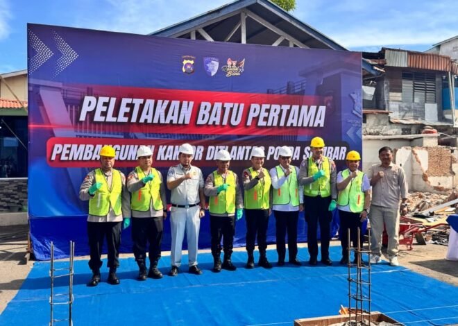 Peletakan Batu Pertama Gedung Ditlantas Polda Sumbar, Jasa Raharja Perkuat Sinergi dengan Mitra Strategis