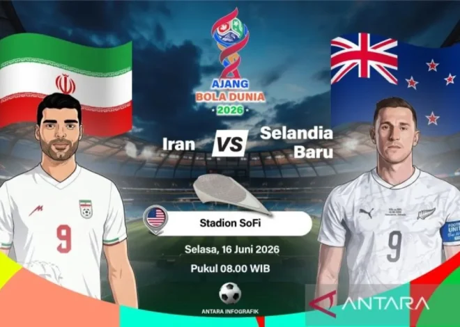 Iran Tahan Imbang Selandia Baru 2-2 pada Grup G Piala Dunia 2026