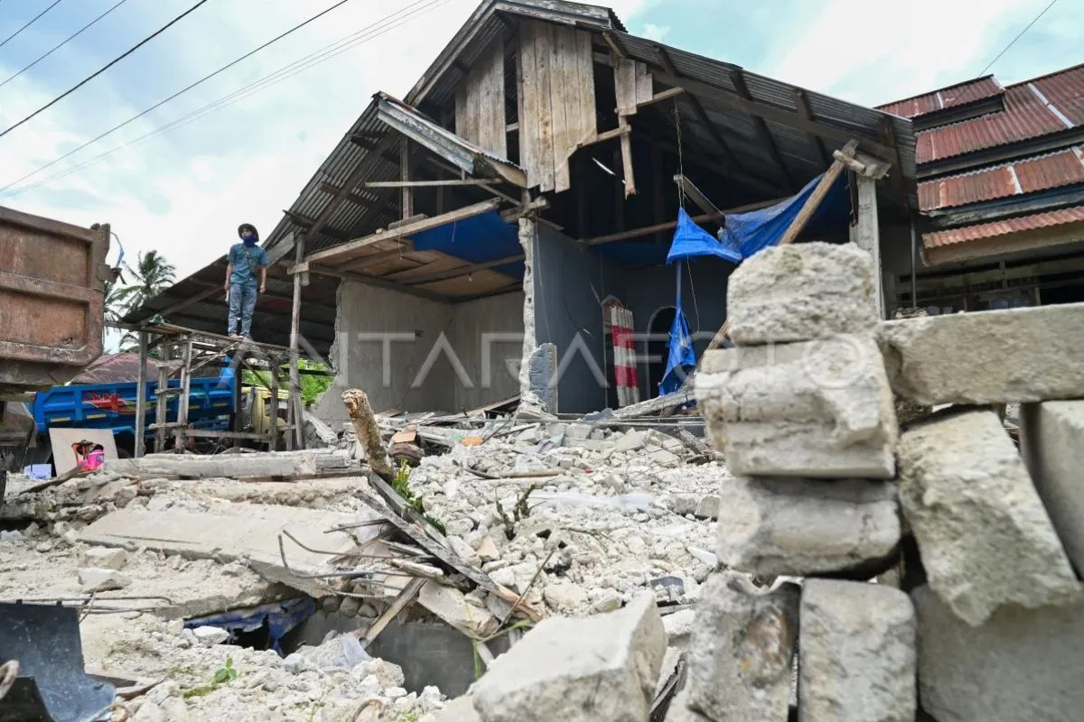 BNPB: Sebanyak 2.533 Rumah Rusak Akibat Gempa di Sigi