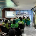 Jasa Raharja Cabang Pamekasan Bersama Unit Gakkum Satlantas Polres Pamekasan Gelar Sosialisasi Aplikasi JRKU Fitur Lapor Laka kepada Komunitas Ojek Online