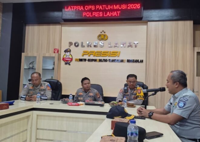 Forum Komunikasi Lalu Lintas Bahas Persiapan Operasi Patuh Musi 2026 di Kabupaten Lahat
