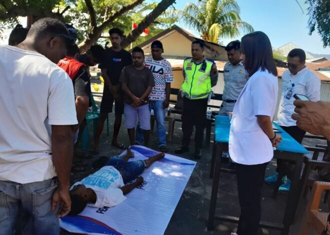 Jasa Raharja Bersama Kepolisian Lembata Gelar Pelatihan PPGD bagi Komunitas Pick Up Lembata