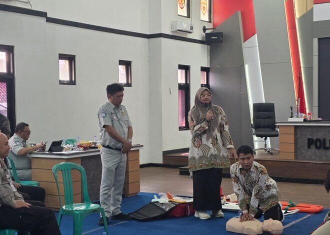 Jasa Raharja Tasikmalaya Hadiri Workshop Pertolongan Pertama Gawat Darurat (PPGD) yang Diselenggarakan Polres Tasikmalaya