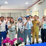 Jasa Raharja Tangerang Gandeng Dinas Perhubungan Kota Tangerang Selatan adakan Sosialisasi Pengajar Peduli Keselamatan Lalu Lintas di SMAN 11 Ciputat