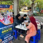 Perkuat Budaya Keselamatan Berlalu Lintas, Jasa Raharja Cabang Kandangan Gelar Pelayanan Kesehatan Gratis