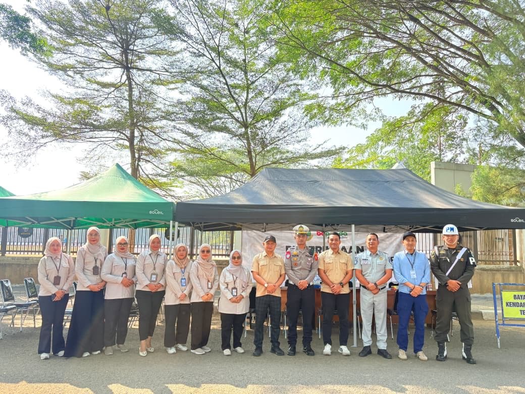 PT Jasa Raharja (Persero) Kanwil Utama Jawa Barat Bersama Tim Pembina Samsat Sumedang Gelar Operasi Gabungan di Pusat Pemerintahan Sumedang