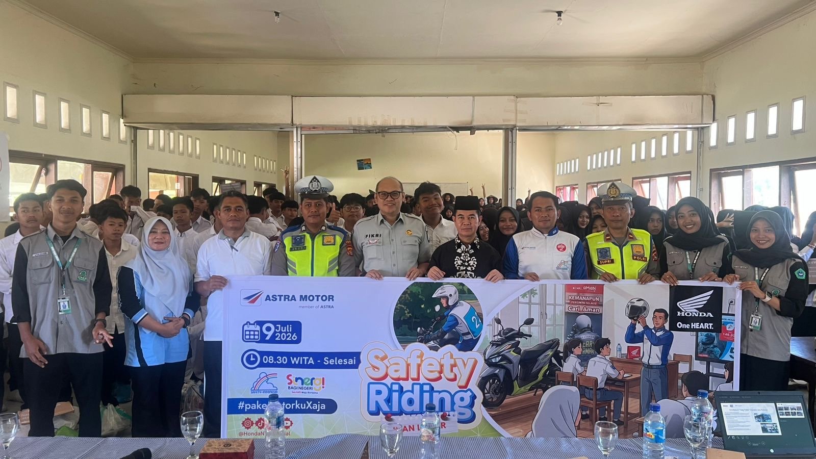 Kolaborasi Antar Stakeholder, Jasa Raharja NTB Ikuti Operasi Gabungan dan Edukasi Keselamatan Berkendara