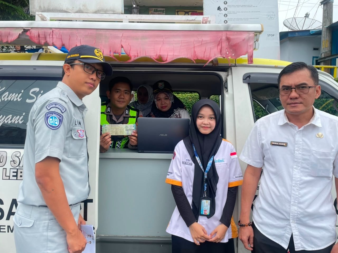Jasa Raharja Bersama Tim Pembina Samsat Rejang Lebong Gencarkan Sosialisasi Kepatuhan Pajak Kendaraan Bermotor