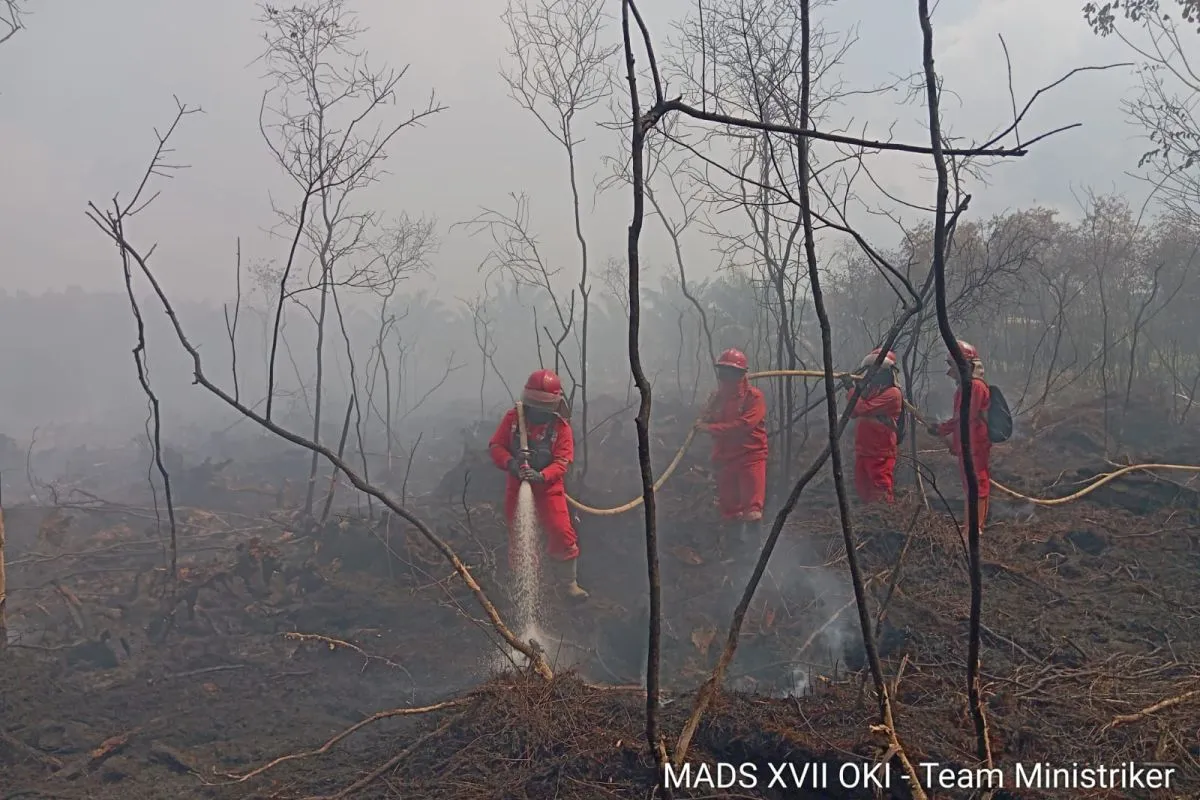 Manggala Agni Pertebal Pasukan untuk Tangani Karhutla di OKI Sumatera Selatan