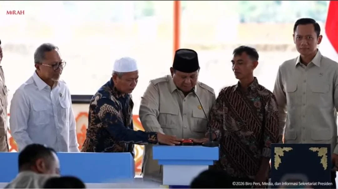 Prabowo Resmikan Lima Bendungan di Lombok, Pasokan Air NTB Dipastikan Aman