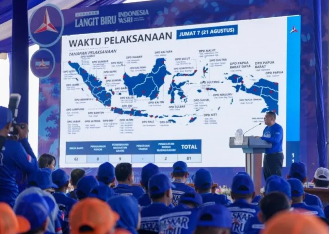 Perangi Polusi, Demokrat Gelar Gerakan Langit Biru di 114 Daerah