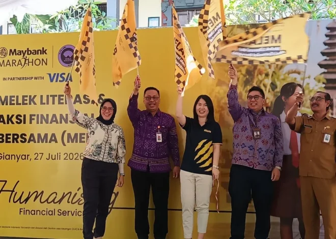 Maybank Gandeng OJK dan BI Edukasi Keuangan 2.000 Pelajar di Gianyar Lewat Program MELAIB