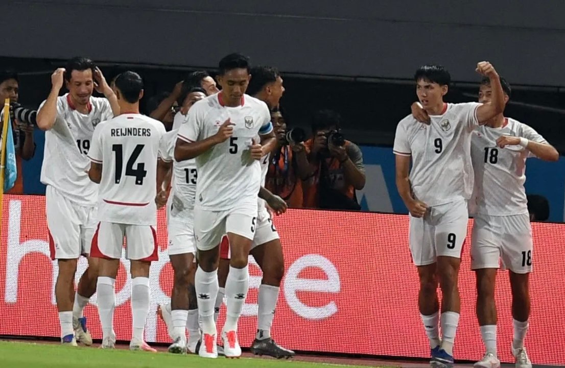 Timnas Indonesia Tekuk Kamboja 5-1, Mitchell Borong Tiga Gol