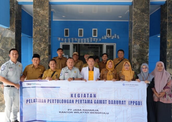 Jasa Raharja Bengkulu Gelar PPGD di Kecamatan Ratu Agung