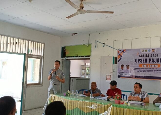 Tim Pembina Samsat Bengkulu Selatan Sosialisasikan Opsen PKB, Diskon BBNKB, dan Program Pemutihan Pajak Kendaraan Bermotor di Kecamatan Kota Manna