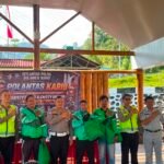 Jasa Raharja Cabang Mamuju Bersama Ditlantas Polda Sulbar Gelar Safety Riding & Safety Driving Bersama Pengemudi Ojol dan Opang