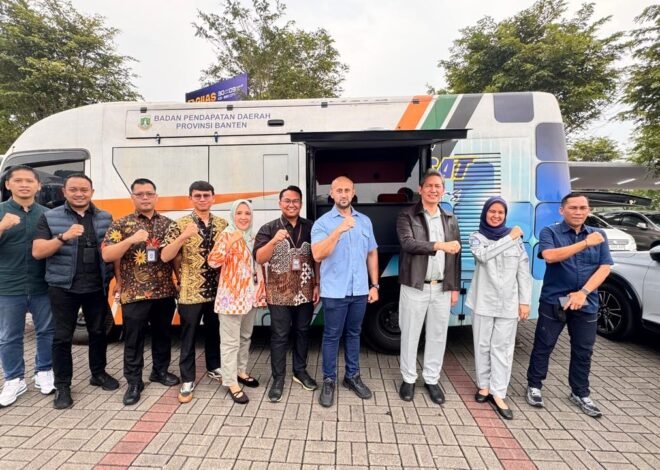 Permudah Pengunjung Bayar Pajak, Jasa Raharja UPTD Serpong Hadirkan Mobil Samling di GIIAS 2026