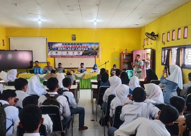 Jasa Raharja Bengkulu Edukasi Keselamatan Berlalu Lintas di SMKN 1 Seluma