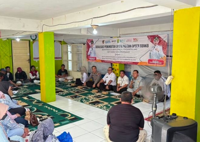 Tim Pembina Samsat Banjarmasin II Gandeng RT/RW dan LPMK Sosialisasikan Opsen dan Diskon Pajak