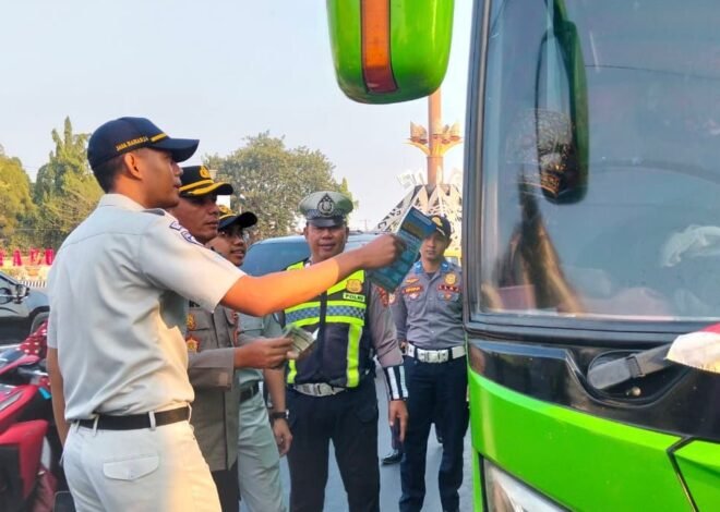 Operasi Gabungan di Kotabumi, Jasa Raharja dan Tim Terpadu Dorong Kepatuhan Berkendara serta Pajak Kendaraan