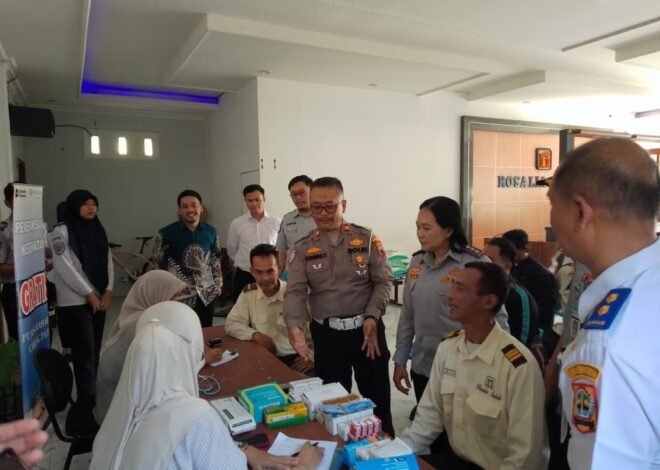 Jasa Raharja Pati Gelar Layanan Kesehatan Gratis MUKL bagi Pengemudi dan Kru Bus Rosalia Indah