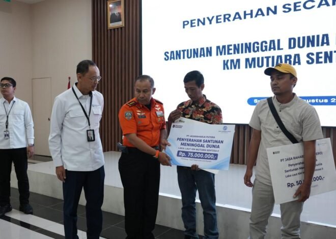 Direktur Utama Jasaraharja Putera Tinjau Langsung Penanganan Korban Kebakaran KMP Mutiara Sentosa II dan Serahkan Santunan Klaim, Pastikan Perlindungan Korban Berjalan Optimal