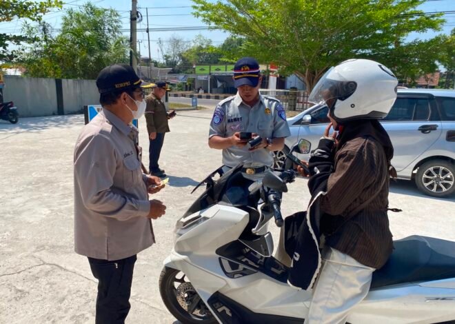 Jasa Raharja Kalteng Bersama Tim Pembina Samsat Gelar Operasi Gabungan di Katingan