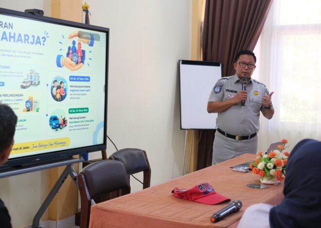 Dorong Budaya Tertib Lalu Lintas, Jasa Raharja Rangkul Guru SMKN 4 Makassar