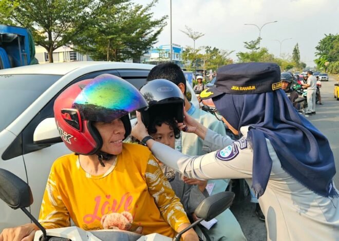 Jasfren Peduli Keselamatan, Jasa Raharja Kepri Sapa Masyarakat Batam di Hari Pelanggan Nasional