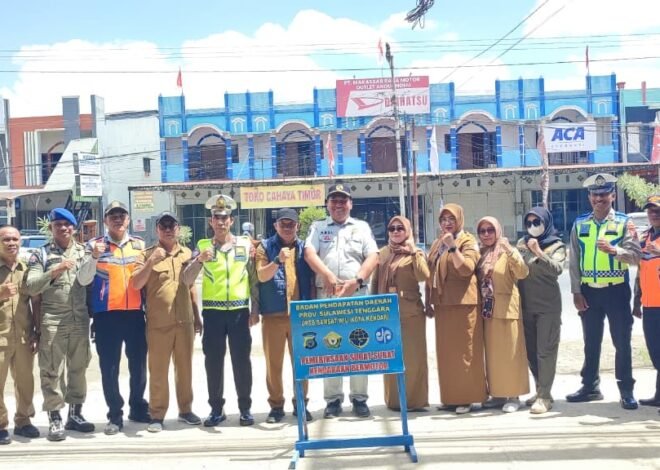 Tingkatkan Kepatuhan Pajak Kendaraan, Jasa Raharja dan Tim Pembina Samsat Gelar Operasi Gabungan di 8 Titik Kota Kendari
