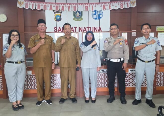 Jasa Raharja Kepri dan Samsat Natuna Satukan Langkah Perkuat Pelayanan dan Kepatuhan Pajak Kendaraan