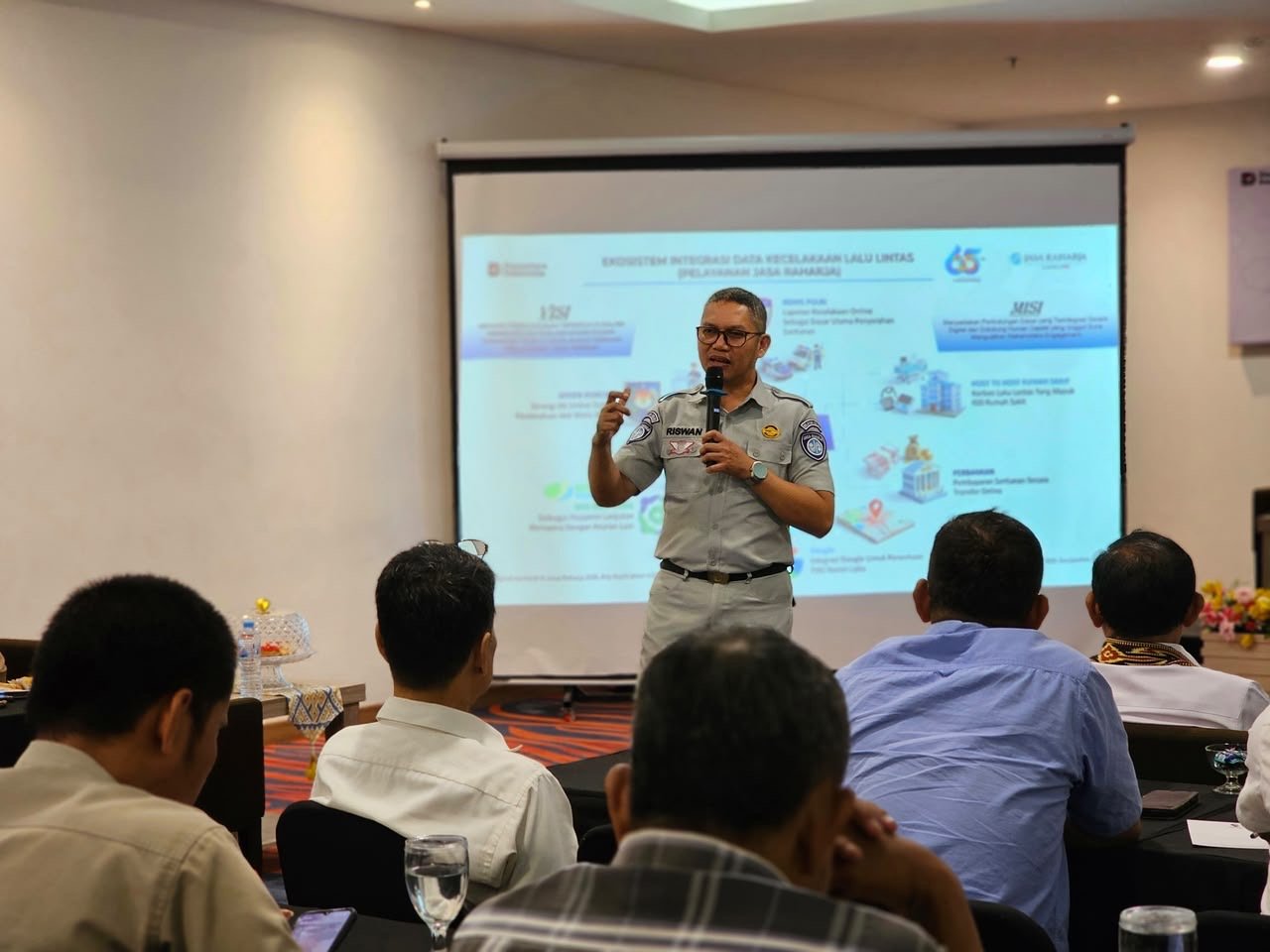Jasa Raharja Cabang Mamuju Perkuat Intensifikasi Keselamatan Transportasi Berbasis Domisili Korban di Kecamatan Mamuju