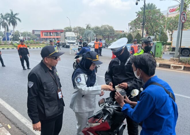 Operasi Gabungan Tingkatkan Kepatuhan Pembayaran Pajak Kendaraan Bermotor di Kabupaten Karawang