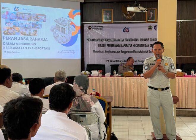 Jasa Raharja Perkuat Intensifikasi Keselamatan Lalu Lintas di Kecamatan Bonang, Kabupaten Demak